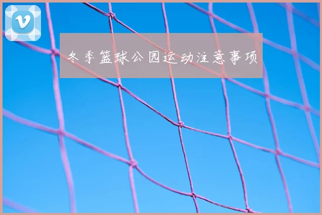 冬季篮球公园运动注意事项